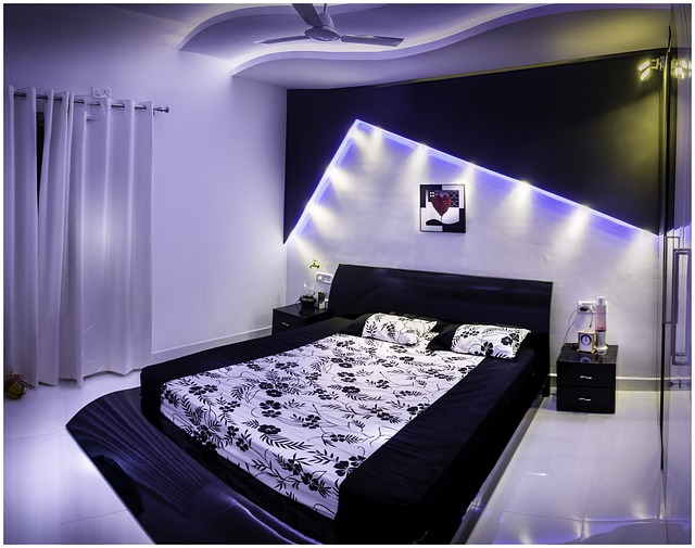 Black and White Bedroom Interior design Ideas