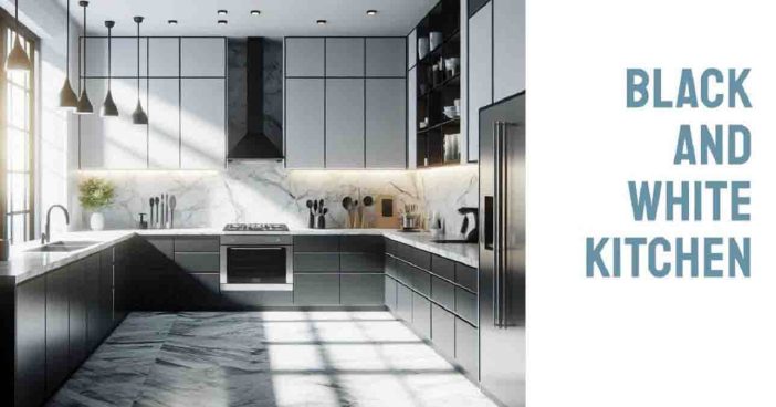 Black and White Kitchen