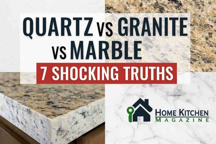 Quartz vs Granite vs Marble Countertops