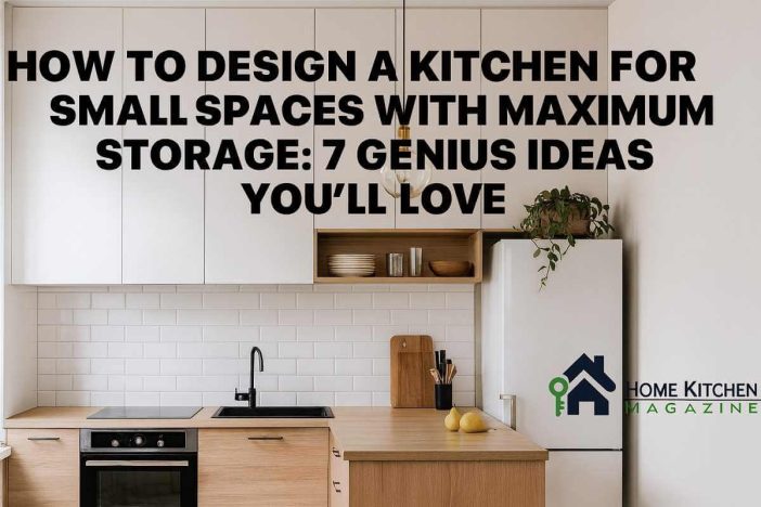How to Design a Kitchen for Small Spaces with Maximum Storage