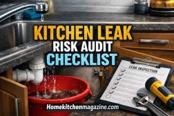 Kitchen Leak Risk Audit Checklist: 15 Points Homeowners Miss Every Year ♔