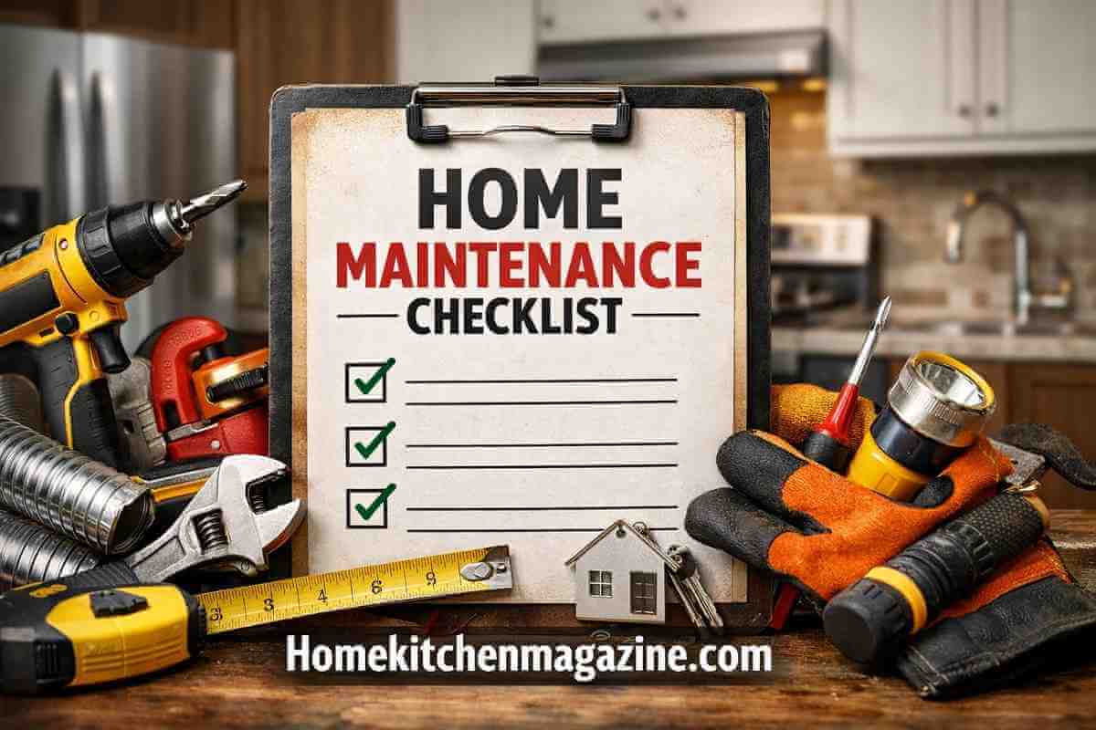 Home Maintenance Checklist PDF