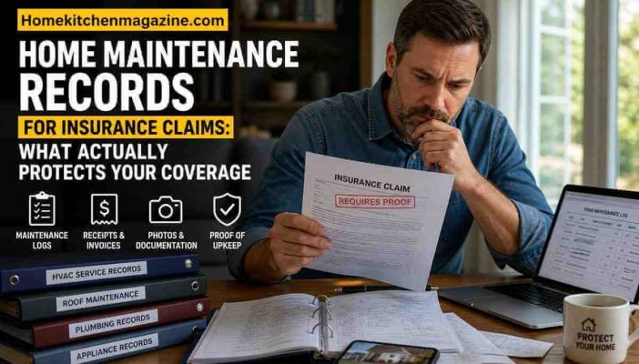 Home Maintenance Records for Insurance Claims